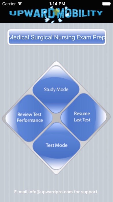 Emulate iPhone app Medical-Surgical Nursing Exam Prep using MyAndroid