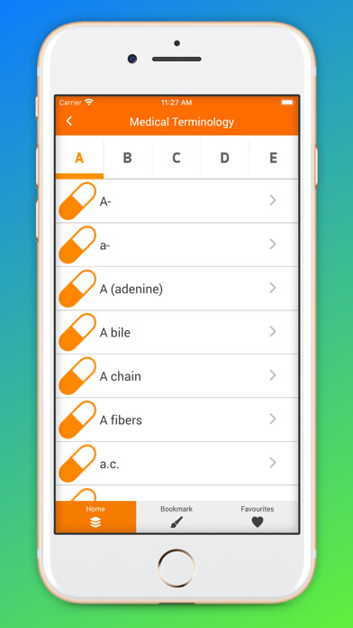 Emulate iPhone app Medical Terminology Handbook using MyAndroid Emulate iPhone app Medical Terminology Handbook using MyAndroid