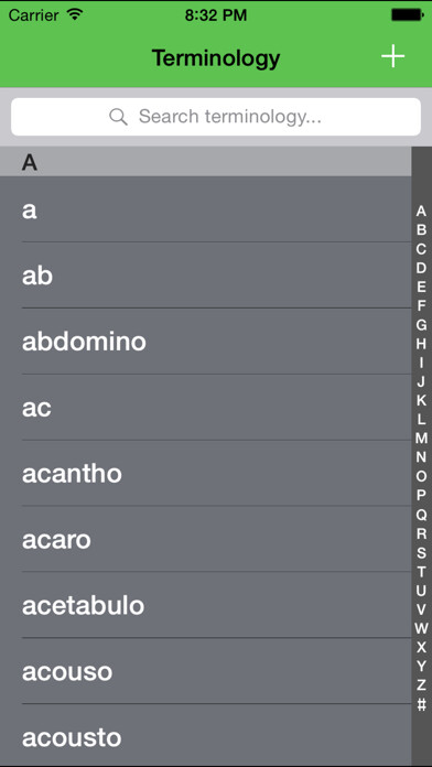 Emulate iPhone app Medical Terms & Abbreviations using MyAndroid Emulate iPhone app Medical Terms & Abbreviations using MyAndroid