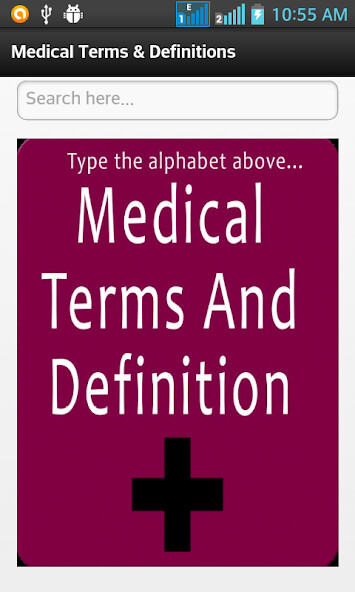 Run android online APK Medical Terms And Definition from MyAndroid or emulate Medical Terms And Definition using MyAndroid