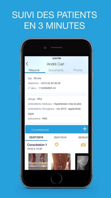 Emulate iPhone app Medicapp dossiers Patients using MyAndroid Emulate iPhone app Medicapp dossiers Patients using MyAndroid