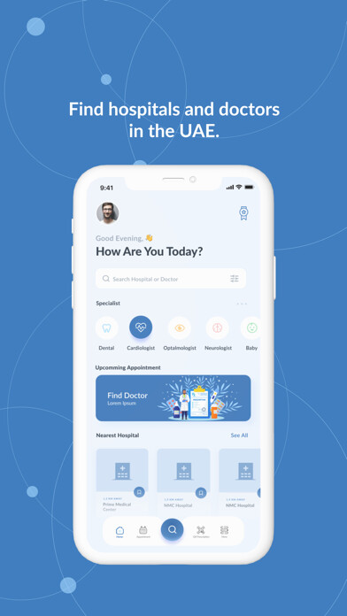 Emulate iPhone app MedicApp - Find Clinics in UAE using MyAndroid Emulate iPhone app MedicApp - Find Clinics in UAE using MyAndroid
