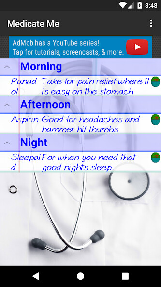 Run android online APK Medicate Me from MyAndroid or emulate Medicate Me using MyAndroid