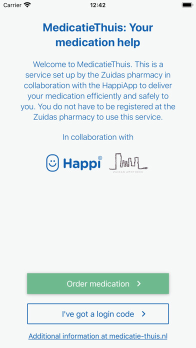 Emulate iPhone app MedicatieThuis using MyAndroid
