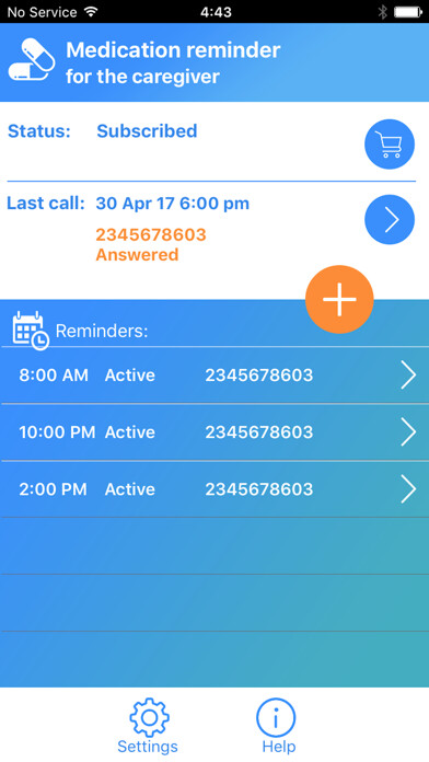 Emulate iPhone app Medication call reminder for the caregiver using MyAndroid Emulate iPhone app Medication call reminder for the caregiver using MyAndroid