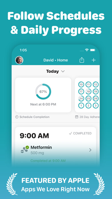 Emulate iPhone app Medication Reminder – Care using MyAndroid Emulate iPhone app Medication Reminder – Care using MyAndroid