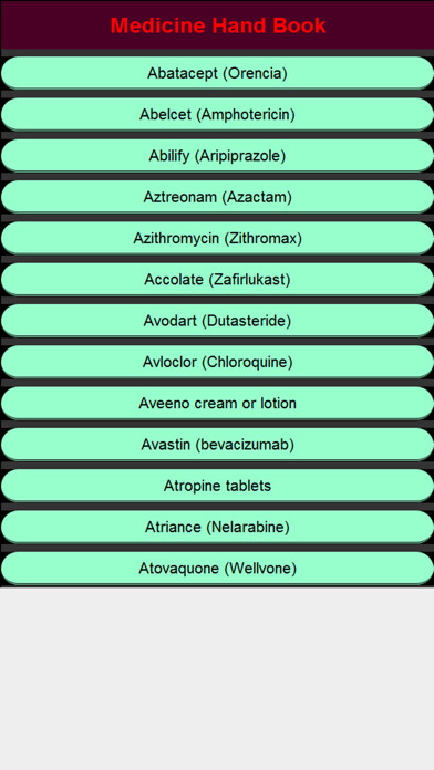 Emulate iPhone app Medicine pocketbook using MyAndroid Emulate iPhone app Medicine pocketbook using MyAndroid