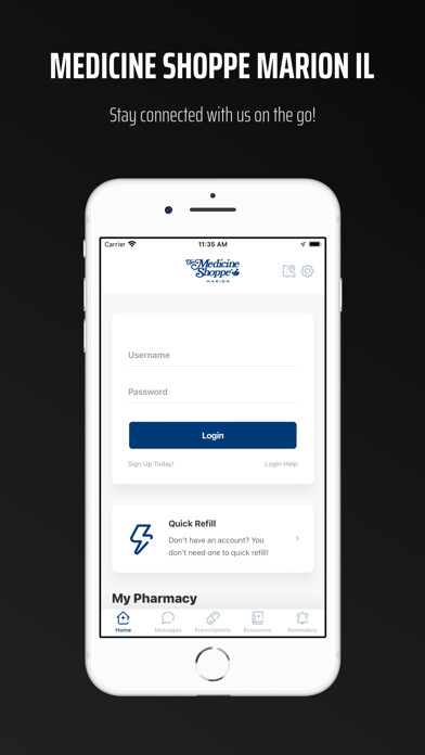 Emulate iPhone app Medicine Shoppe Marion IL using MyAndroid Emulate iPhone app Medicine Shoppe Marion IL using MyAndroid