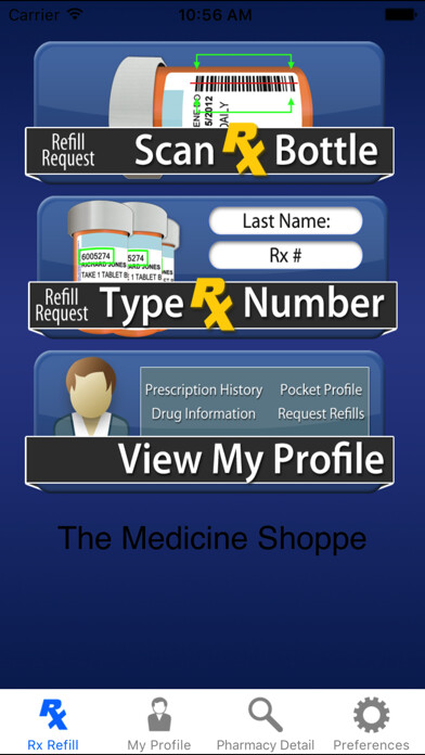 Emulate iPhone app Medicine Shoppe Mt. Vernon using MyAndroid Emulate iPhone app Medicine Shoppe Mt. Vernon using MyAndroid