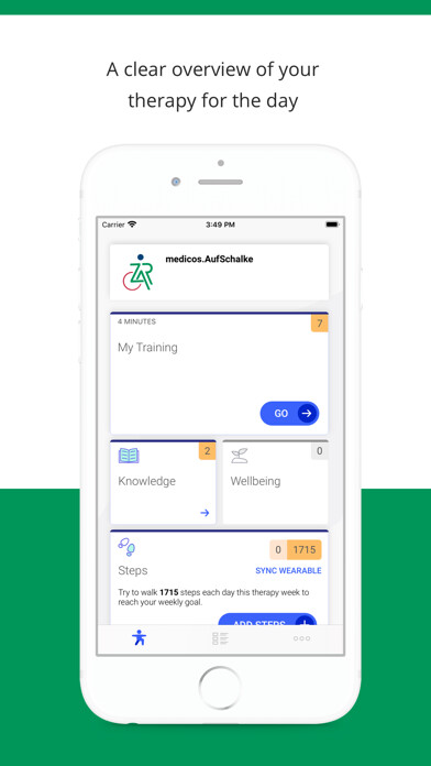 Emulate iPhone app medicos Therapy using MyAndroid