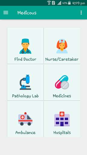 Run android online APK Medicous from MyAndroid or emulate Medicous using MyAndroid
