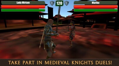 Emulate iPhone app Medieval Knights Sword Fighting 3D using MyAndroid