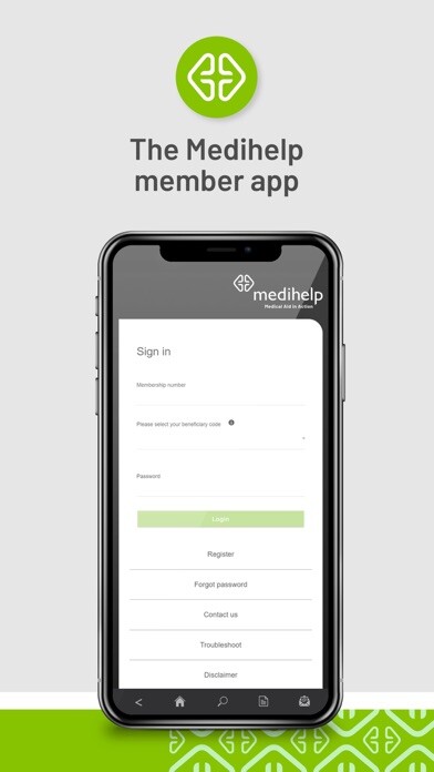 Emulate iPhone app Medihelp Mobile - Members using MyAndroid Emulate iPhone app Medihelp Mobile - Members using MyAndroid