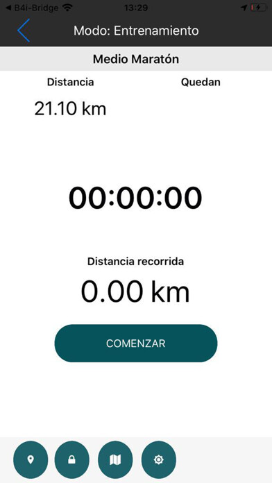 Emulate iPhone app Medio Maratn Pacense using MyAndroid
