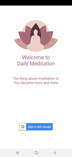 Run android online APK Meditate Daily from MyAndroid or emulate Meditate Daily using MyAndroid