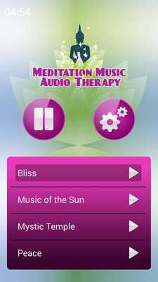Emulate Android APK Meditation Music Audio Therapy