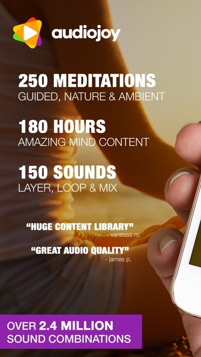 Emulate iPhone app Meditation & Relax Sleep Timer using MyAndroid