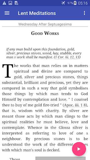 Run android online APK Meditations for Lent from Thomas Aquinas (Trial) from MyAndroid or emulate Meditations for Lent from Thomas Aquinas (Trial) using MyAndroid Run android online APK Meditations for Lent from Thomas Aquinas (Trial) from MyAndroid or emulate Meditations for Lent from Thomas Aquinas (Trial) using MyAndroid
