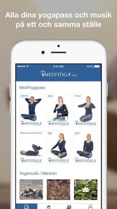 Emulate iPhone app MediYoga Shop - Player using MyAndroid Emulate iPhone app MediYoga Shop - Player using MyAndroid