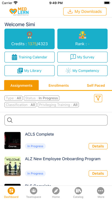 Emulate iPhone app MedLern using MyAndroid