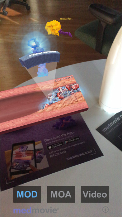 Emulate iPhone app Medmovie AR1 using MyAndroid