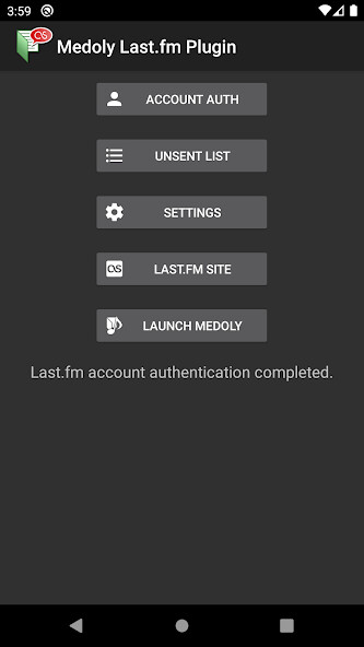 Run android online APK Medoly Last.fm Plugin from MyAndroid or emulate Medoly Last.fm Plugin using MyAndroid