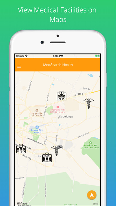 Emulate iPhone app MedSearch Zambia using MyAndroid Emulate iPhone app MedSearch Zambia using MyAndroid