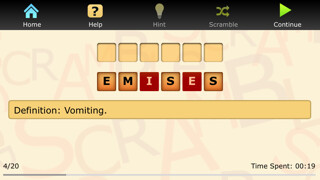 Emulate iPhone app Med Term Scramble using MyAndroid Emulate iPhone app Med Term Scramble using MyAndroid