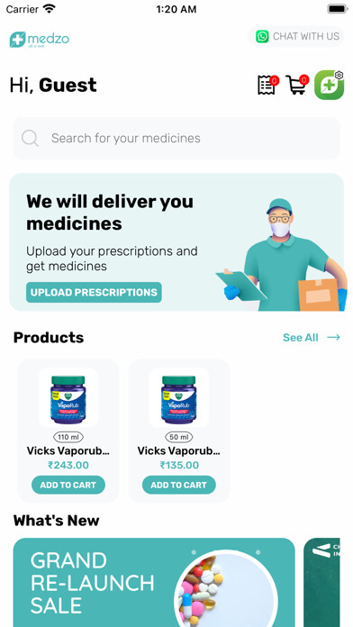 Emulate iPhone app Medzo - Online Pharmacy using MyAndroid Emulate iPhone app Medzo - Online Pharmacy using MyAndroid