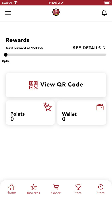 Emulate iPhone app Mee Dee Thai Cuisine Rewards using MyAndroid Emulate iPhone app Mee Dee Thai Cuisine Rewards using MyAndroid