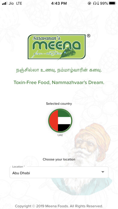 Emulate iPhone app Meena Foods Online Grocery using MyAndroid Emulate iPhone app Meena Foods Online Grocery using MyAndroid