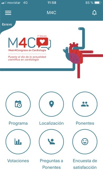 Emulate iPhone app Meet4Congress en Cardiología using MyAndroid Emulate iPhone app Meet4Congress en Cardiología using MyAndroid