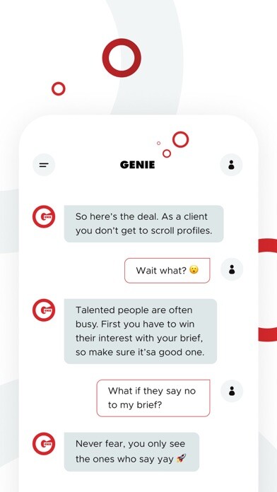Emulate iPhone app Meet Genie using MyAndroid