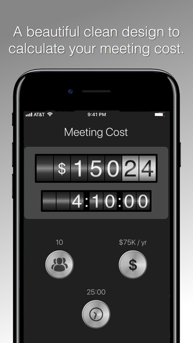 Emulate iPhone app Meeting Cost Meter using MyAndroid Emulate iPhone app Meeting Cost Meter using MyAndroid