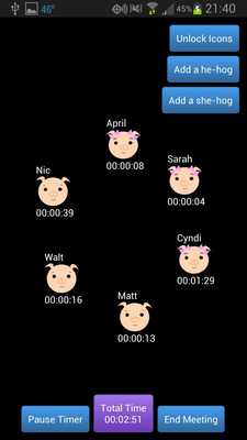 Emulate Android APK Meeting Hog Meeting Timer