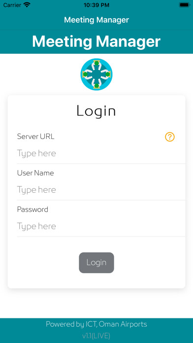 Emulate iPhone app Meeting Manager- Oman Airports using MyAndroid