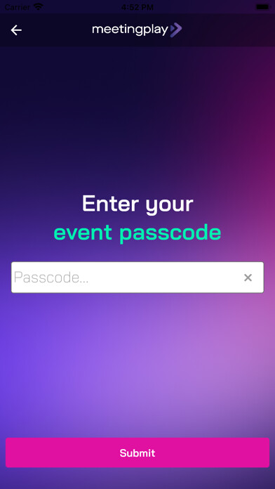 Emulate iPhone app MeetingPlay Hybrid Events using MyAndroid Emulate iPhone app MeetingPlay Hybrid Events using MyAndroid