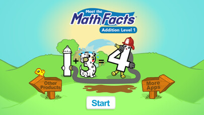 Emulate iPhone app Meet the Math Facts 1 using MyAndroid