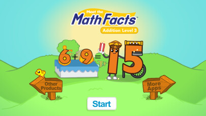 Emulate iPhone app Meet the Math Facts 3 using MyAndroid