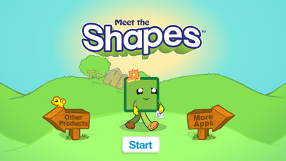 Emulate iPhone app Meet the Shapes using MyAndroid