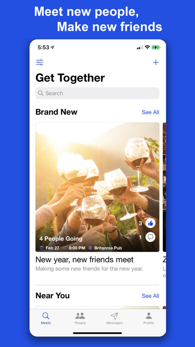 Emulate iPhone app Meetups & Hangouts - Everspot using MyAndroid Emulate iPhone app Meetups & Hangouts - Everspot using MyAndroid