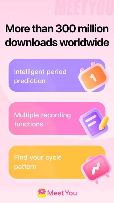 Emulate iPhone app MeetYou - Period Tracker using MyAndroid