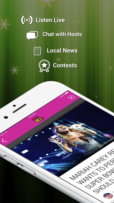 Emulate iPhone app Mega 99.3 Online (KMGW) using MyAndroid