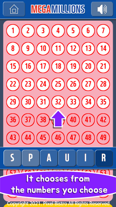 Emulate iPhone app MegaBall : Lottery Generators using MyAndroid Emulate iPhone app MegaBall : Lottery Generators using MyAndroid