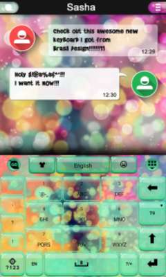 Emulate Android APK Mega Color GO Keyboard