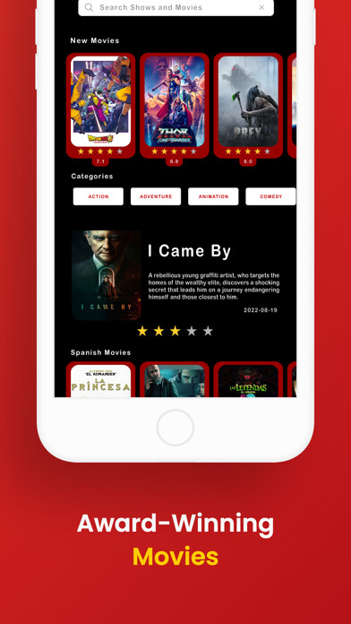 Emulate iPhone app MegafLix: Movie finder using MyAndroid Emulate iPhone app MegafLix: Movie finder using MyAndroid