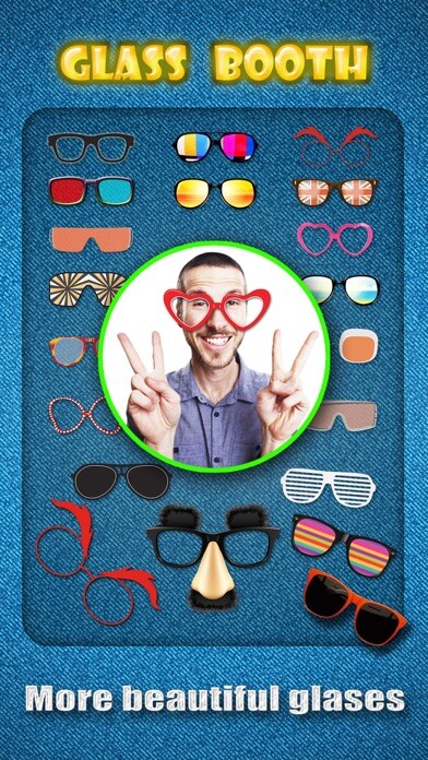 Emulate iPhone app Mega Glasses Face Changer to Blend Virtual Augmented Goggles using MyAndroid Emulate iPhone app Mega Glasses Face Changer to Blend Virtual Augmented Goggles using MyAndroid