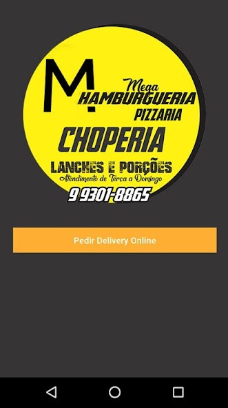 Run android online APK Mega Hamburgueria e Pizzaria from MyAndroid or emulate Mega Hamburgueria e Pizzaria using MyAndroid