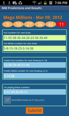 Emulate Android APK Mega Millions Predictions