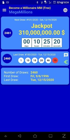 Run android online APK MEGA Millions from MyAndroid or emulate MEGA Millions using MyAndroid